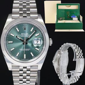 NEW 2024 MENS MINT GREEN ROLEX WITH BOX!!!